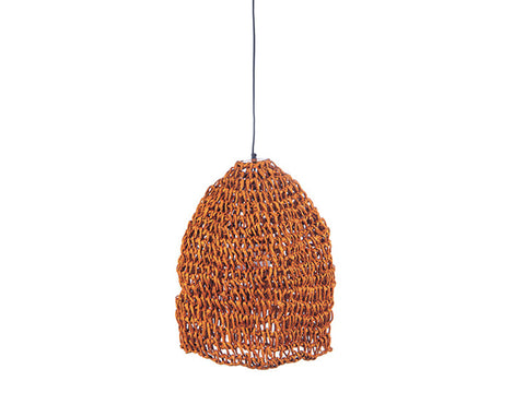 Lampadario Rope cm 30 x 60 Terracotta Bruco