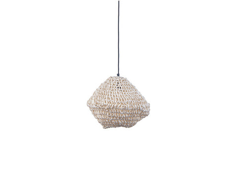 Lampadario Rope cm 35 x 30 Bianco Bruco