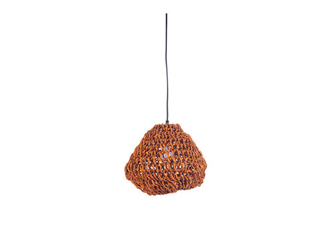 Lampadario Rope cm 35 x 50 Terracotta Bruco