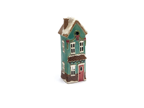 CASINA CERAMICA PORTACANDELA CM12X9X28 MULTI BRUCO