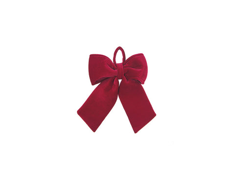FIOCCO IN TESSUTO  CM20X25 ROSSO BRUCO