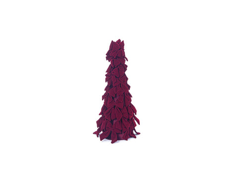 CONO CON FIOCCHI VELVET CM60 ROSSO SCURO BRUCO