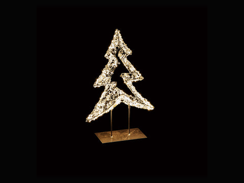 ALBERO CM33X46 SU STANDING C/300 LUCI LED 220V - BRUCO