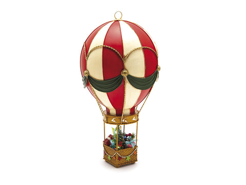 MONGOLFIERA METAL CM25X48 C/LUCI LED MULTICOLOR A BATTERIA BRUCO