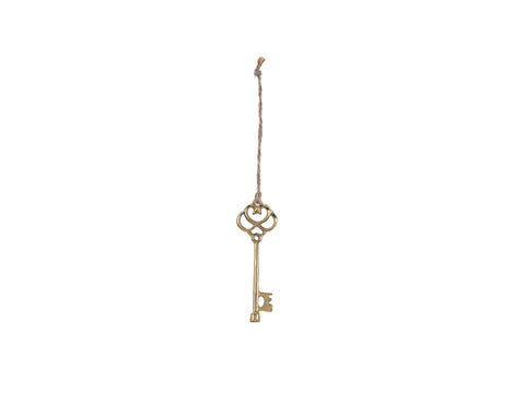 DECORAZIONE CHIAVE ALLUMINIO CM4X10 ORO ORO BRUCO