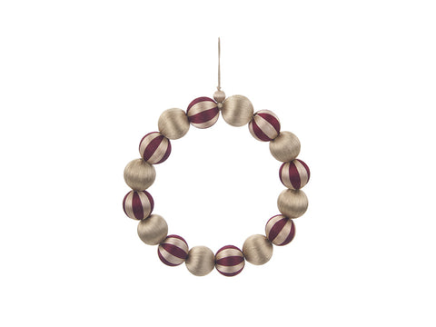 CORONA SILK IN FILO D52 BURGUNDY/ORO BRUCO