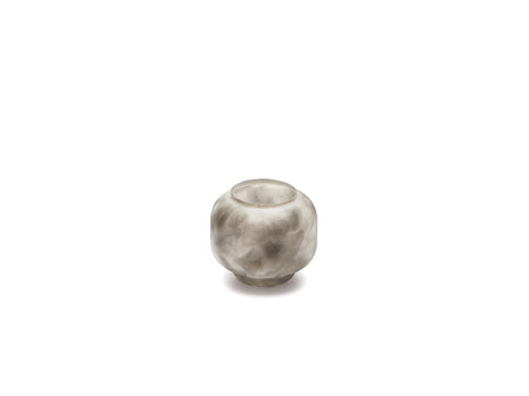 VASO VETRO EVIDENT CM17X14 GRIGIO BRUCO