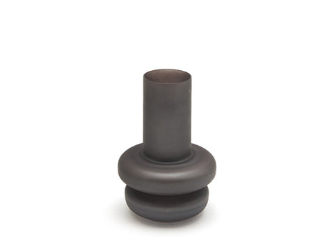 VASO VETRO EVIDENT CM22X31 ANTRACITE BRUCO