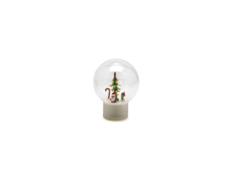 SFERA ROTANTE IN VETRO C/LUCI A BATTERIA CM15X19 MULTI BRUCO