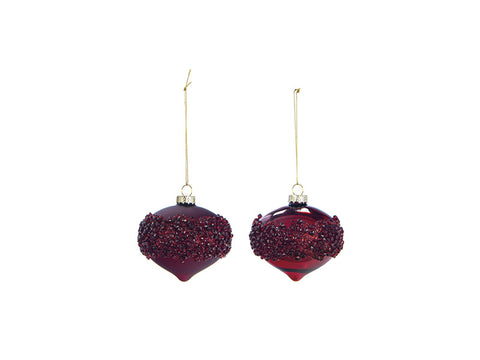 SFERA VETRO POMME CM8 ASS BURGUNDY BRUCO
