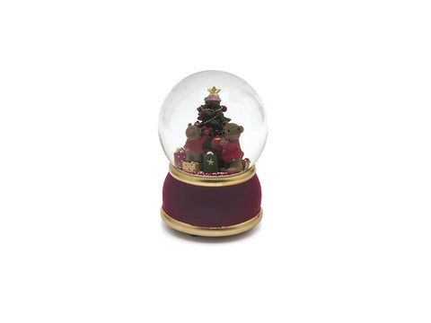 SNOWBALL C/CARILLON RESINA ORSETTI CM12X15 BORDEAUX-ORO BRUCO