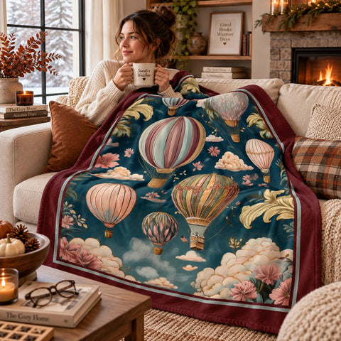 Plaid Cappadocia Bordeaux Casa Anversa 150 x 180 cm
