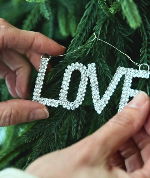 Decorazione natalizia albero “LOVE”