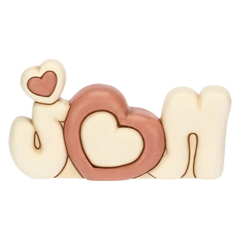Scritta in ceramica NOI Linea L'amore vola