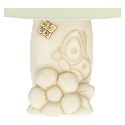 Lampada da tavolo Elegance con fiore e farfalle grande