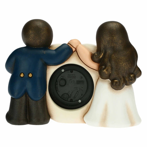 Orologio da tavolo con sposini Thun