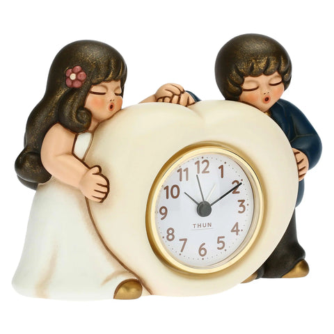 Orologio da tavolo con sposini Thun