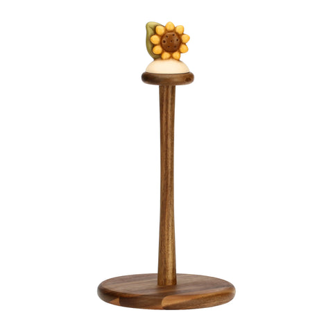 Portarotolo con fiore Country