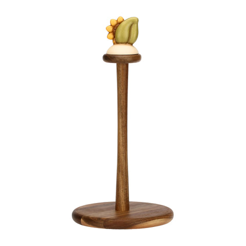 Portarotolo con fiore Country