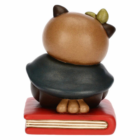 Calendario laurea con gufo Lucky in ceramica Thun