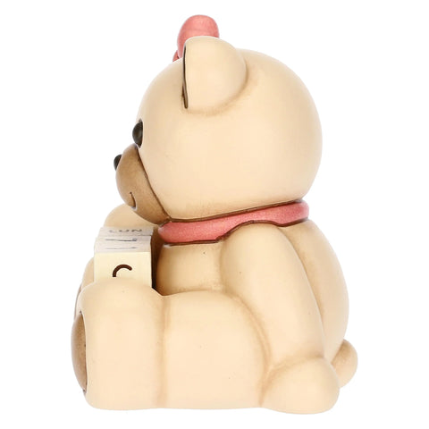 Mini calendario Teddy lei in ceramica Thun