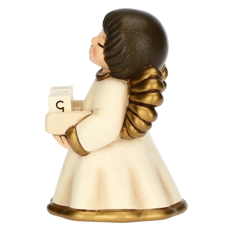 Calendario con Angelo in ceramica