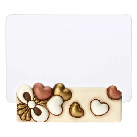 Portafoto con cuori in vetro Love, medio Thun