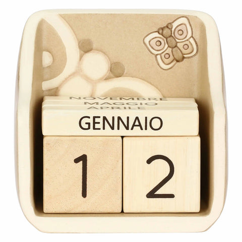 Calendario da tavolo in ceramica Iconic Elegance Thun