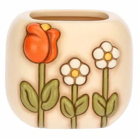 Portaspazzolini in ceramica Happy Country Thun