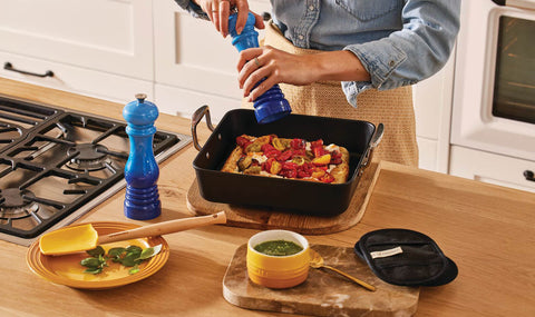 Arrostiera quadrata in alluminio antiaderente Ø 26 Le creuset