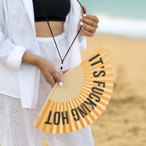 Ventaglio “it’s fucking hot”