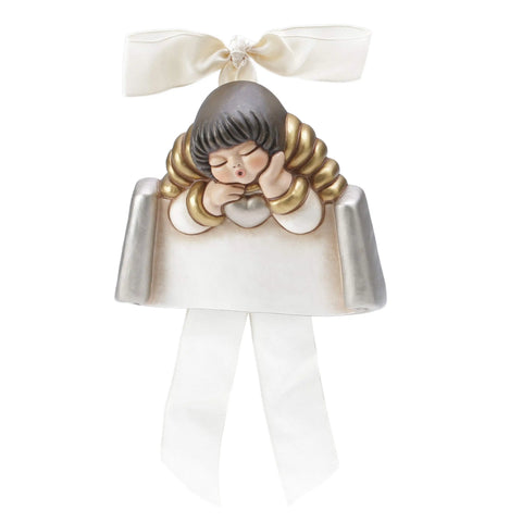 Angelo con targhetta personalizzabile piccolo Thun