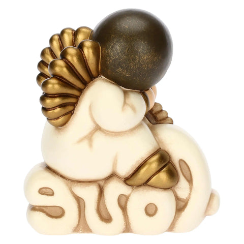 Angelo Amore su scritta Love in ceramica Angel Love, medio