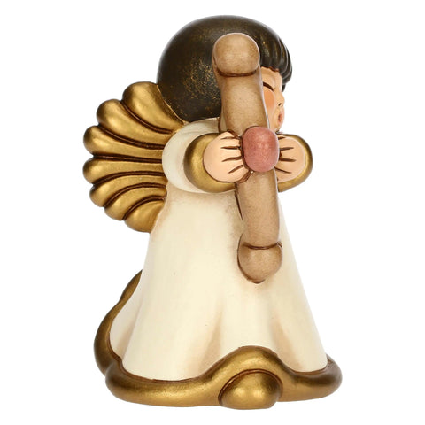 Angelo Amore con freccia e arco in ceramica Angel Love, medio