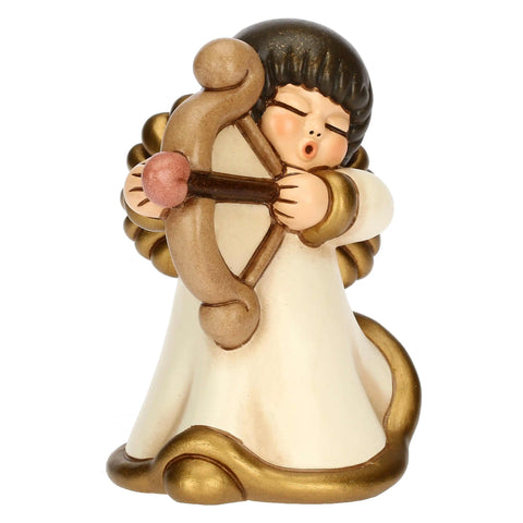 Angelo Amore con freccia e arco in ceramica Angel Love, medio