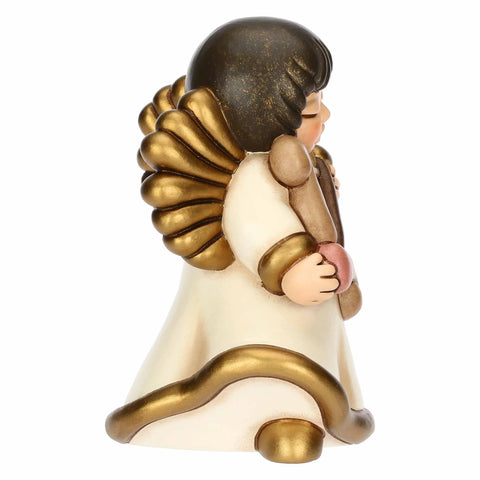 Angelo Amore con freccia e arco in ceramica Angel Love, medio