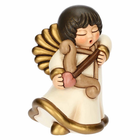 Angelo Amore con freccia e arco in ceramica Angel Love, medio