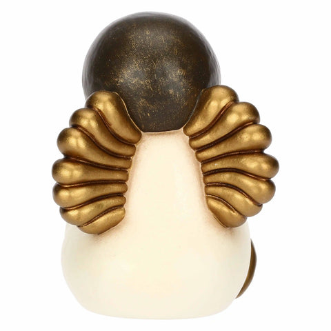 Angelo rannicchiato in ceramica Volami nel cuore