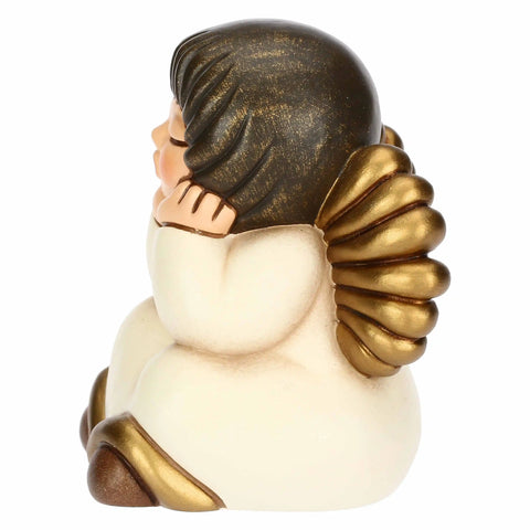 Angelo rannicchiato in ceramica Volami nel cuore