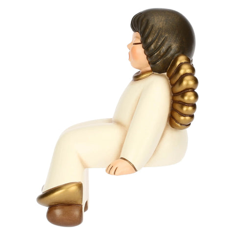 Angelo seduto in ceramica Volami nel cuore Linea Volami nel cuore