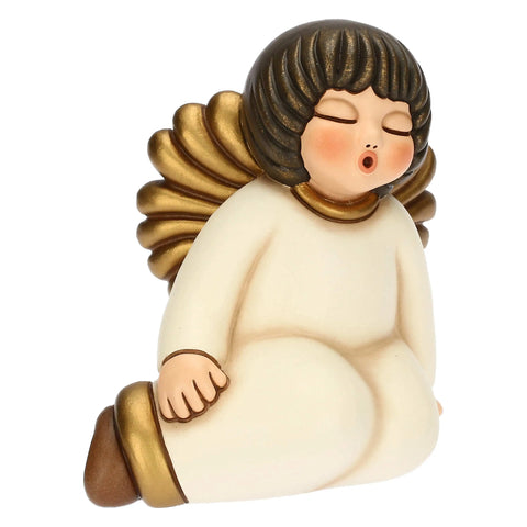 Angelo sognante in ceramica Volami nel cuore