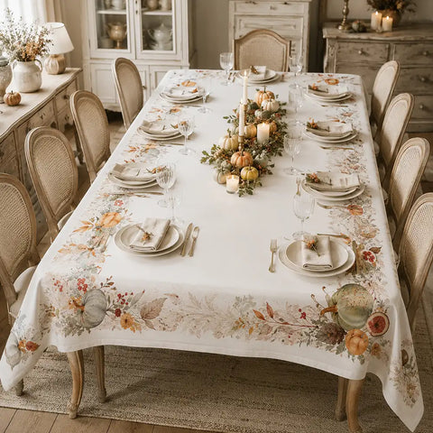 Tovaglia Noisette autunno 6 posti Clodette