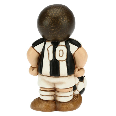 Bimbo calciatore bianco nero piccolo