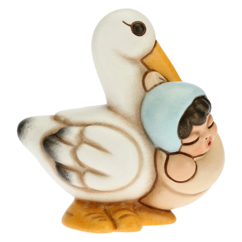 Cicogna nascita con bimbo piccolo