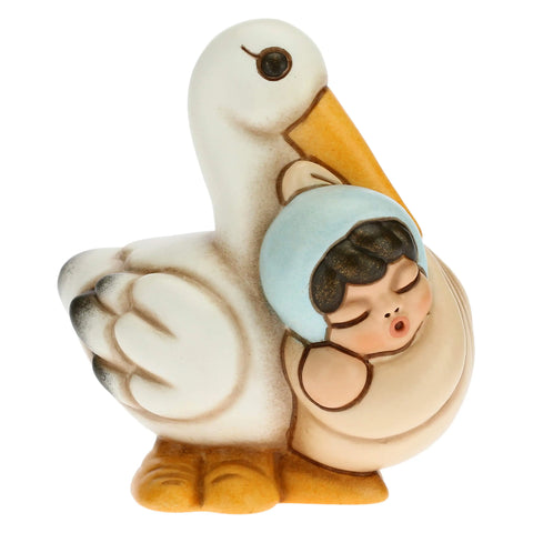 Cicogna nascita con bimbo piccolo