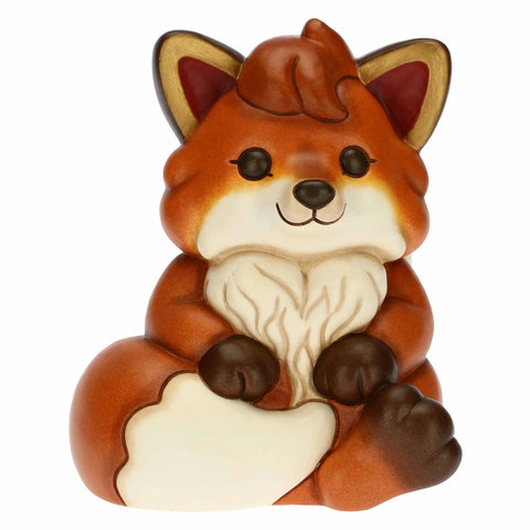 Volpe Grace insieme allo scoiattolo Linea GRACE - HOME IS WHERE FAMILY IS