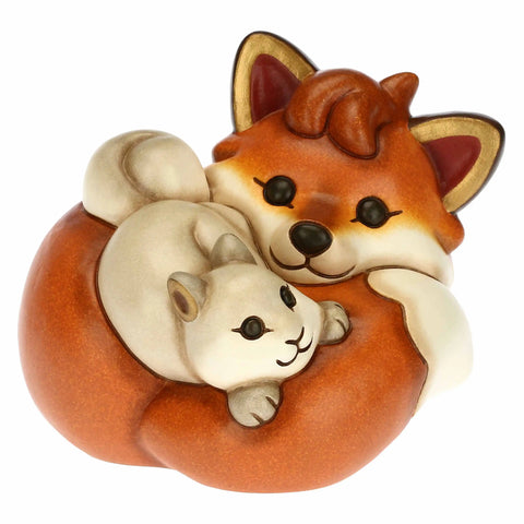 Volpe e scoiattolo sdraiati Linea GRACE - HOME IS WHERE FAMILY IS