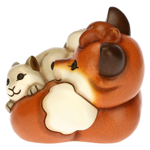 Volpe e scoiattolo sdraiati Linea GRACE - HOME IS WHERE FAMILY IS