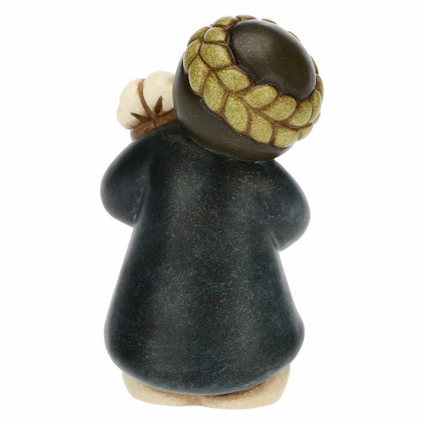 Bimbo laurea con coccinella e pergamena