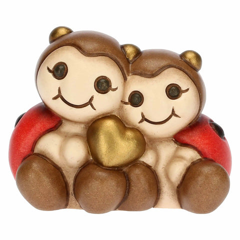 Coppia coccinelle e cuore Thun